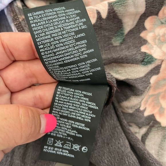 Johanna Ortiz X H&M Cottage core Floral Long Sleeve Dress - Picture 8 of 15